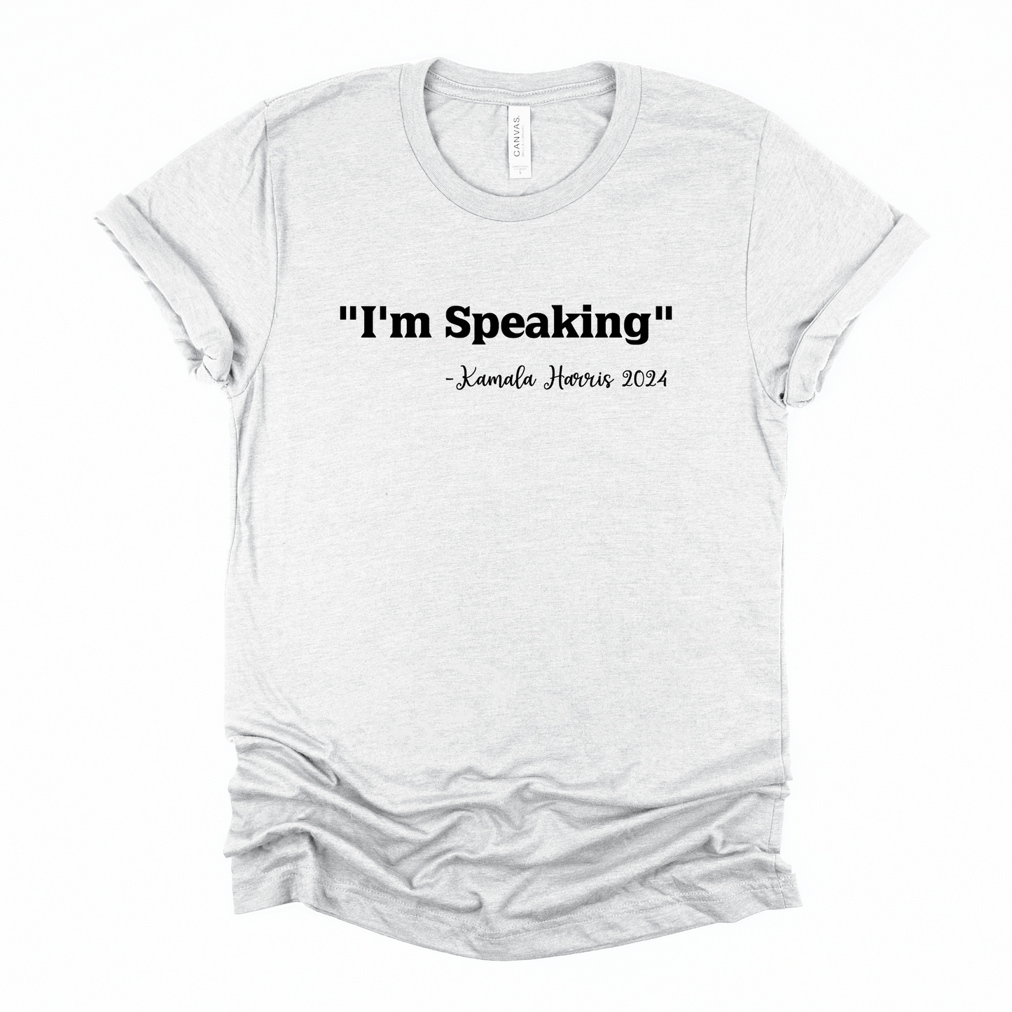 I'm speaking