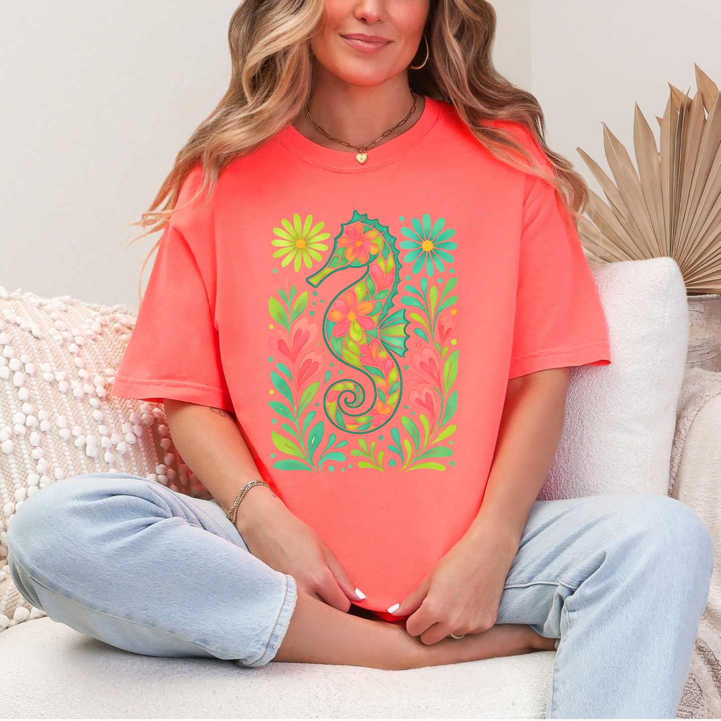 Seahorse Floral