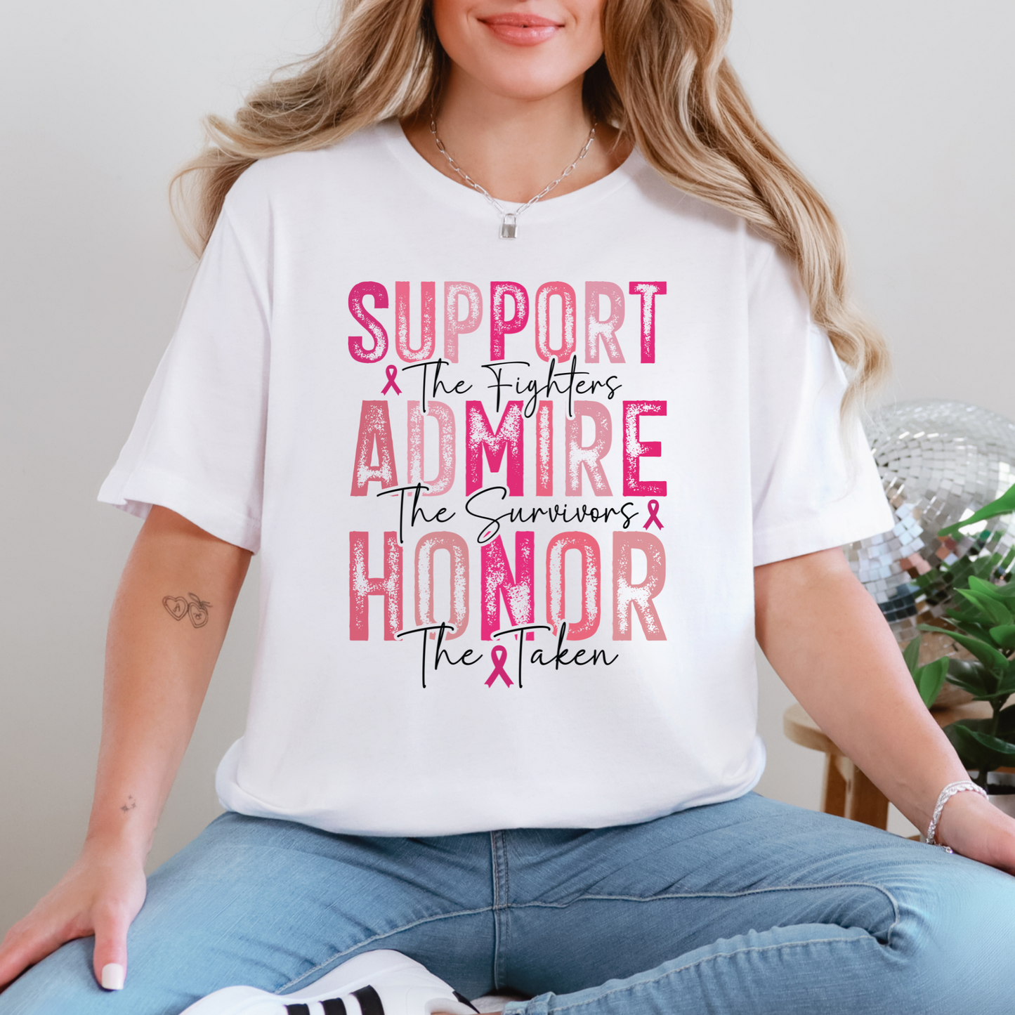 Breast Cancer Support Graphic Tee