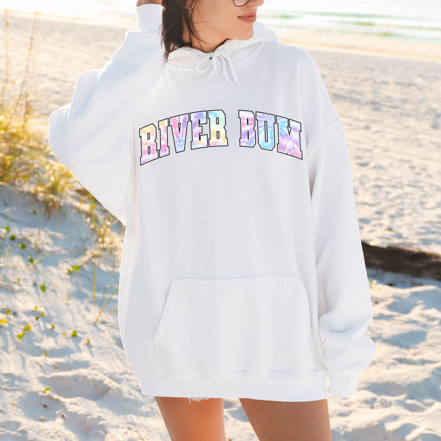 Tie dye river bum