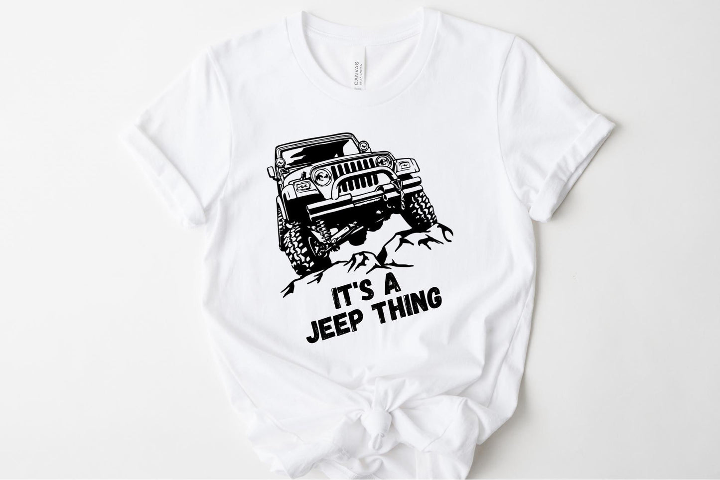 Wholesale It's a Jeep Thing Graphic Tee - White