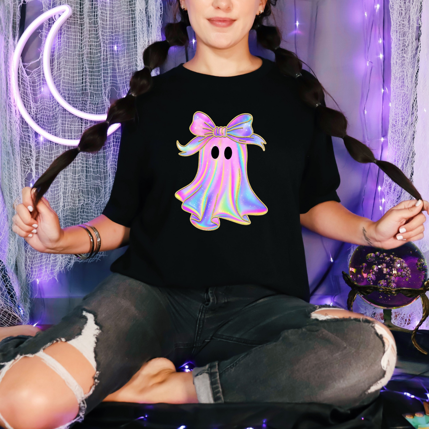 Shiny Ghost Graphic Tee