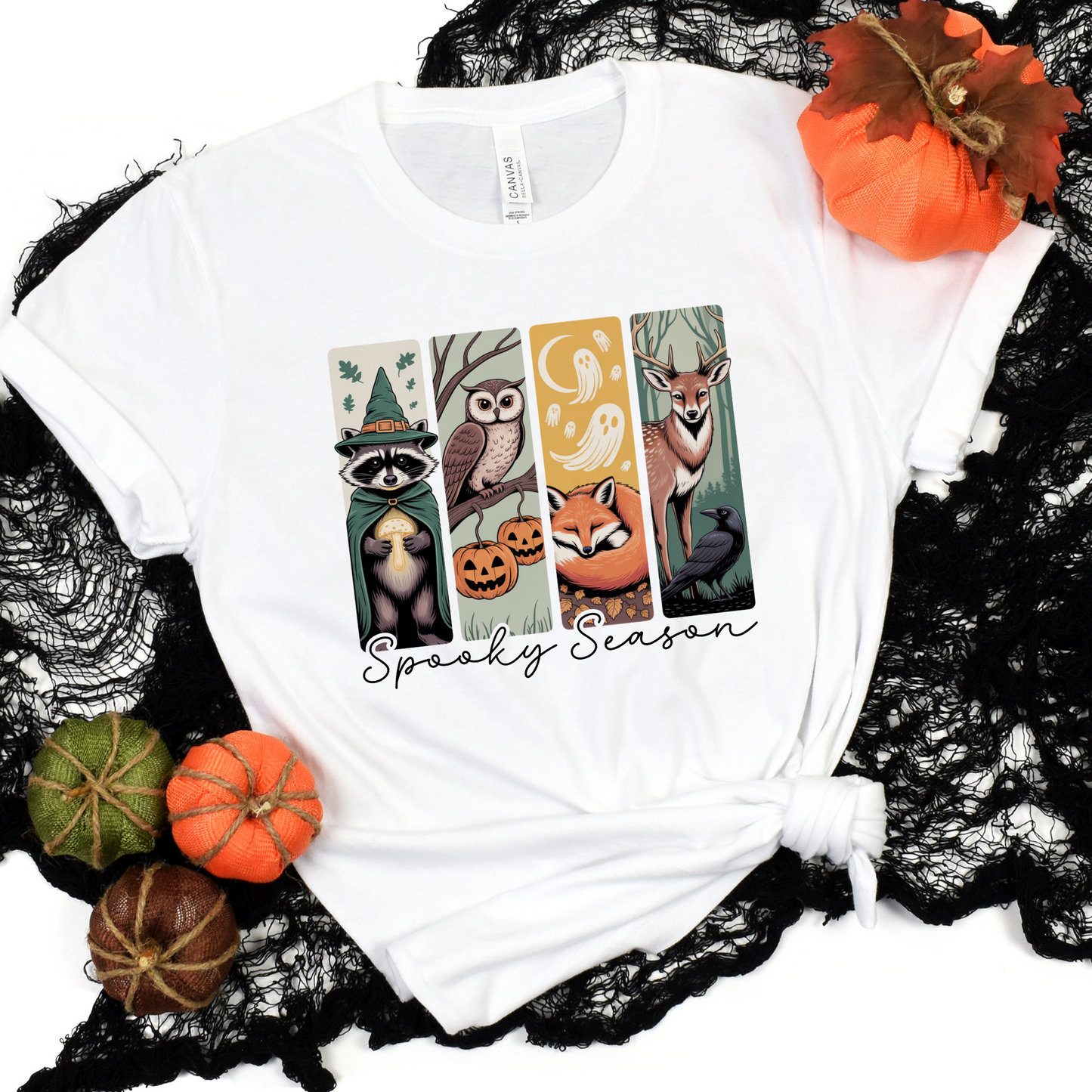 Spooky Season Animals Graphic Tee