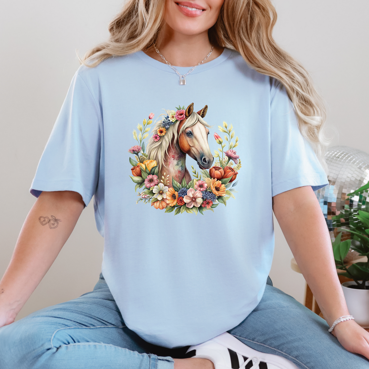 Floral Horses