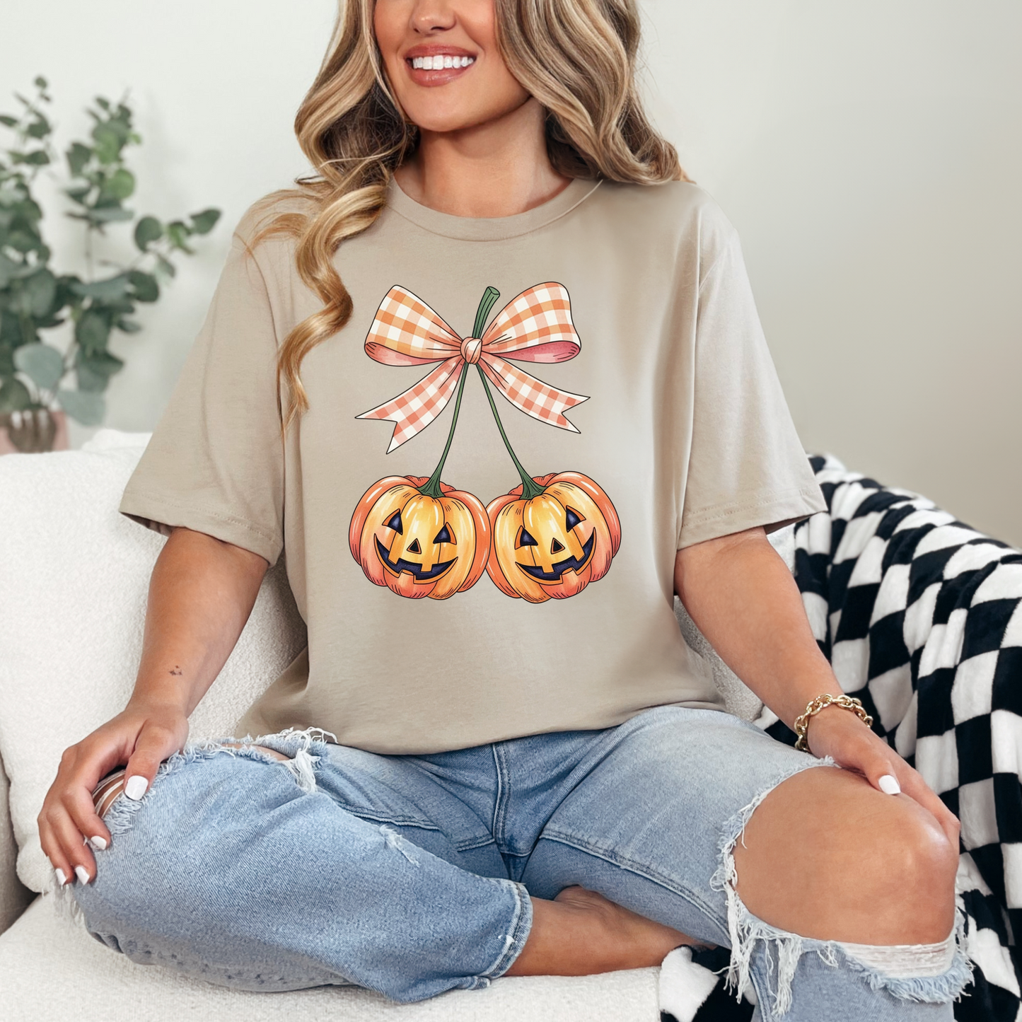 Pumpkin Cherry Graphic Tee
