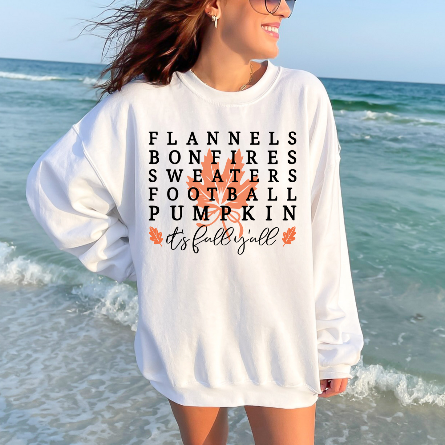 It's Fall Yall Leaves Sweatshirt