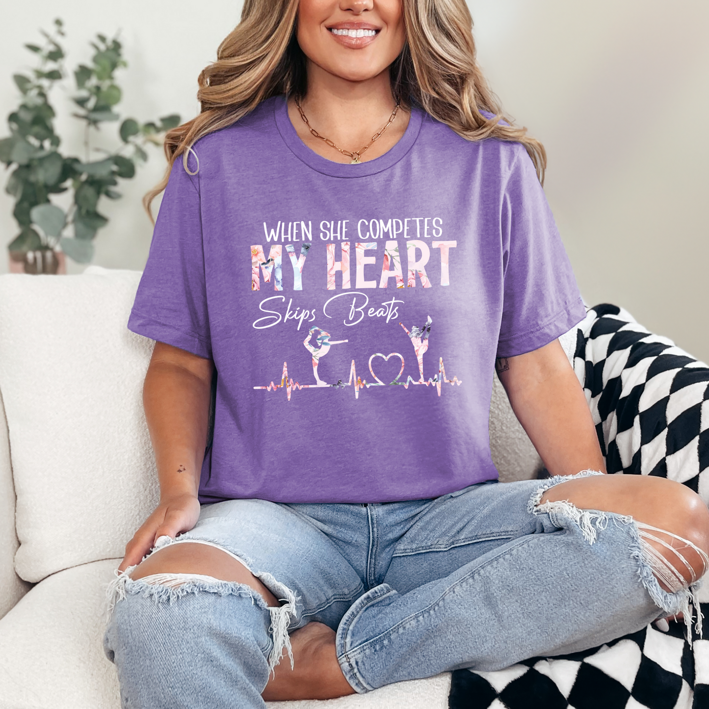 Compete My Heart Skips Graphic Tee