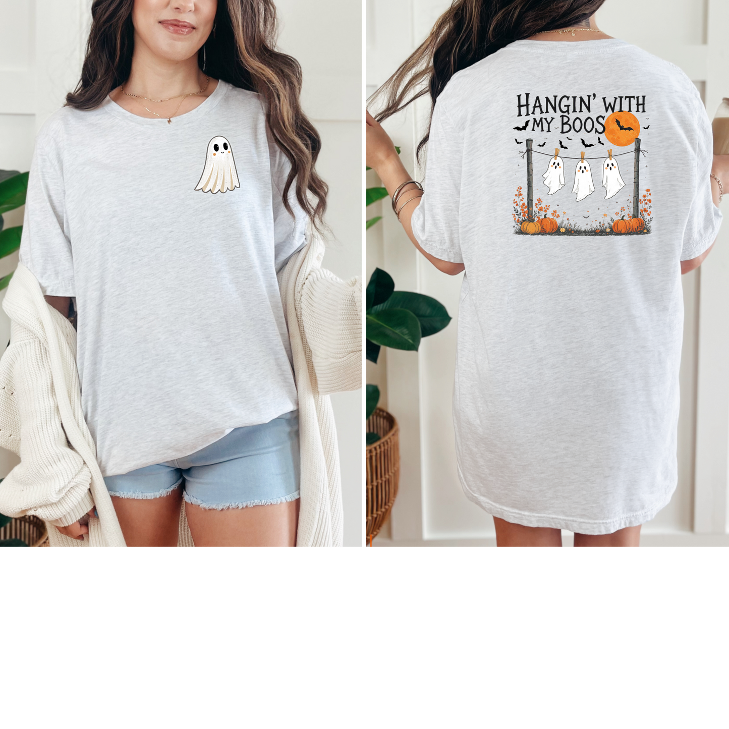 Hanging Ghost Graphic Tee or Sweatshirt