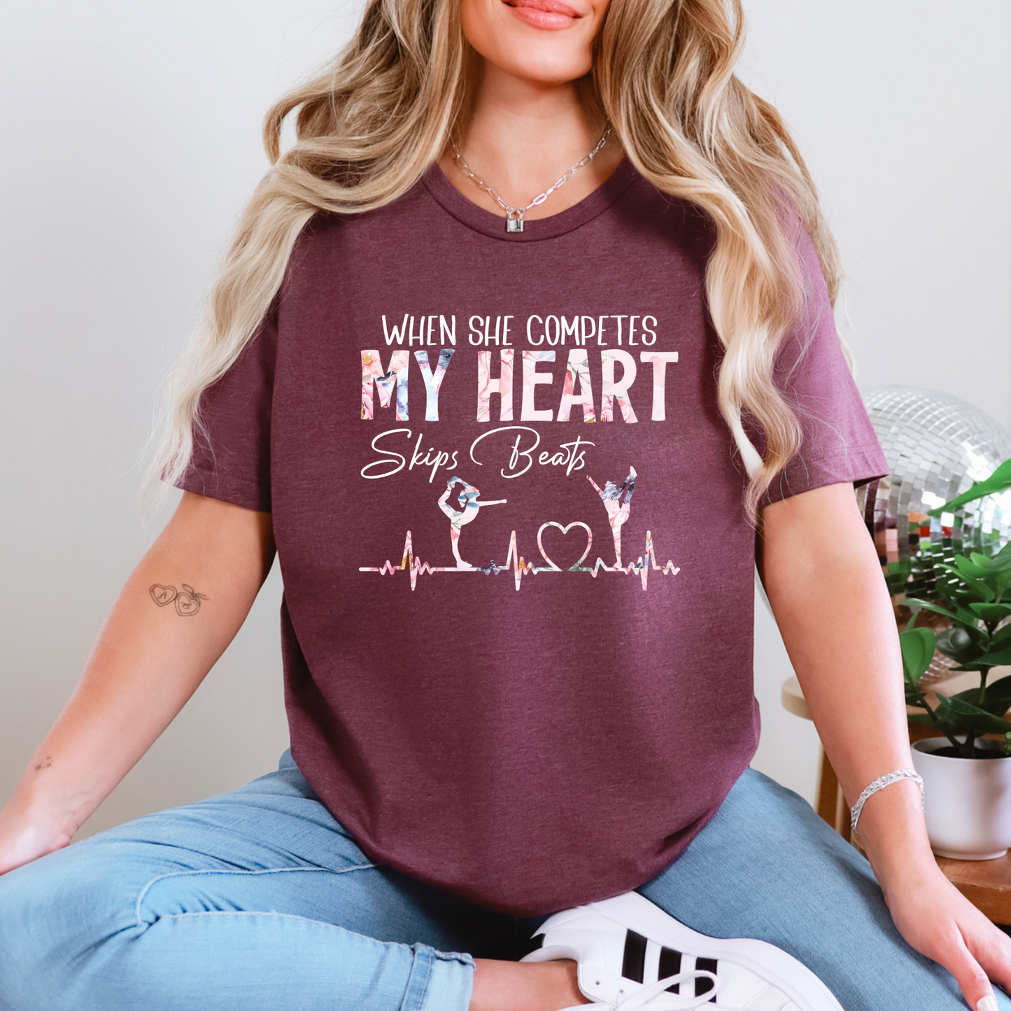 Compete My Heart Skips Graphic Tee