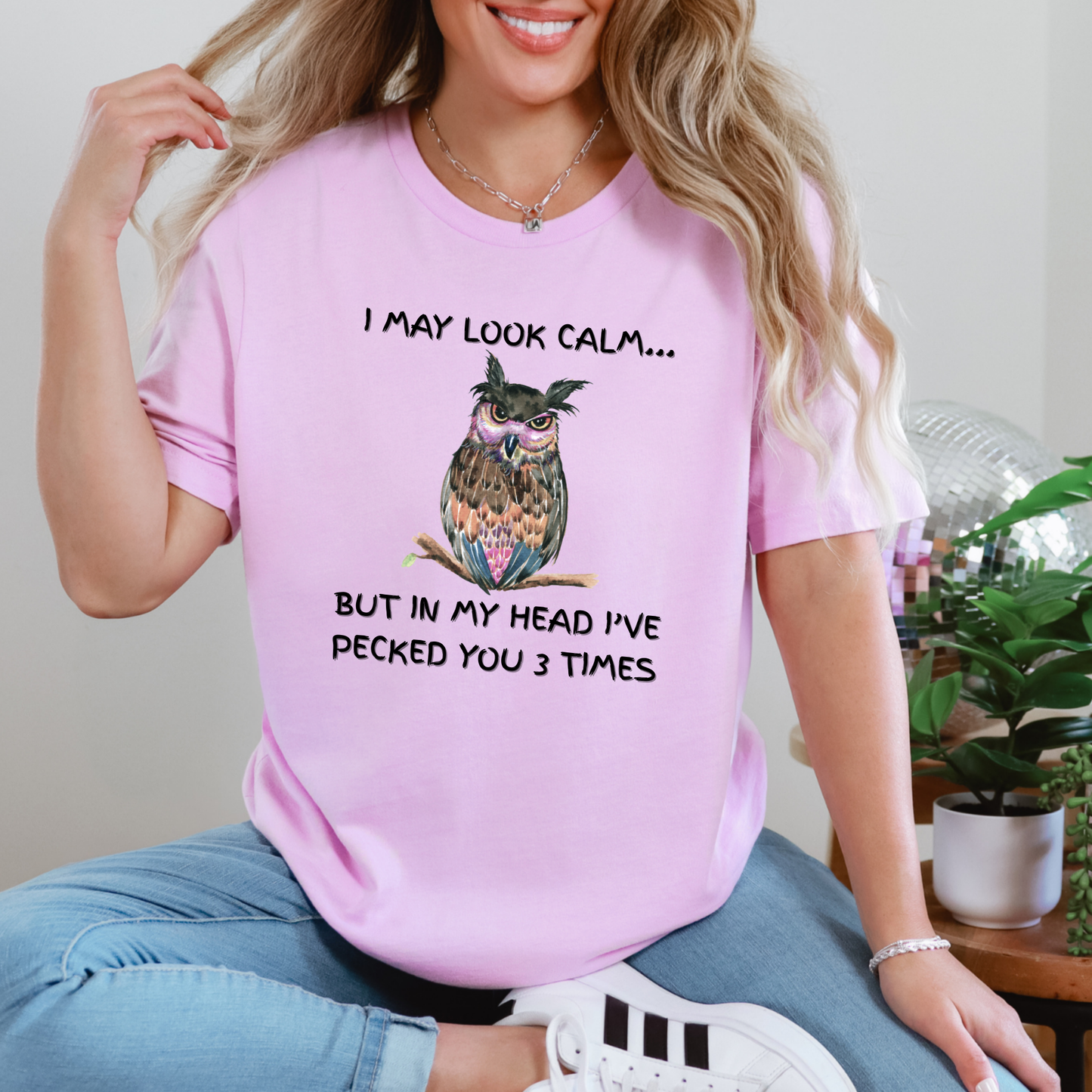 I May Look Calm Graphic Tee