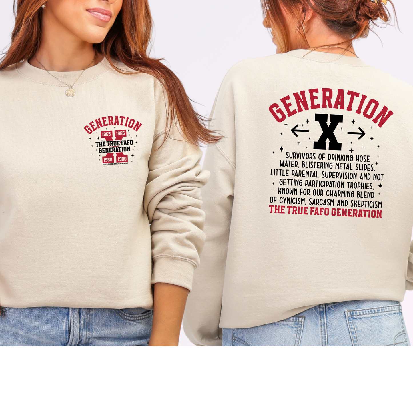 Wholesale Generation X Sweatshirt - Sand Sweatshirt