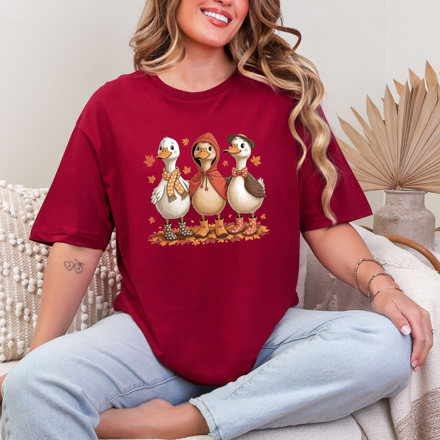 Fall Geese Graphic Tee