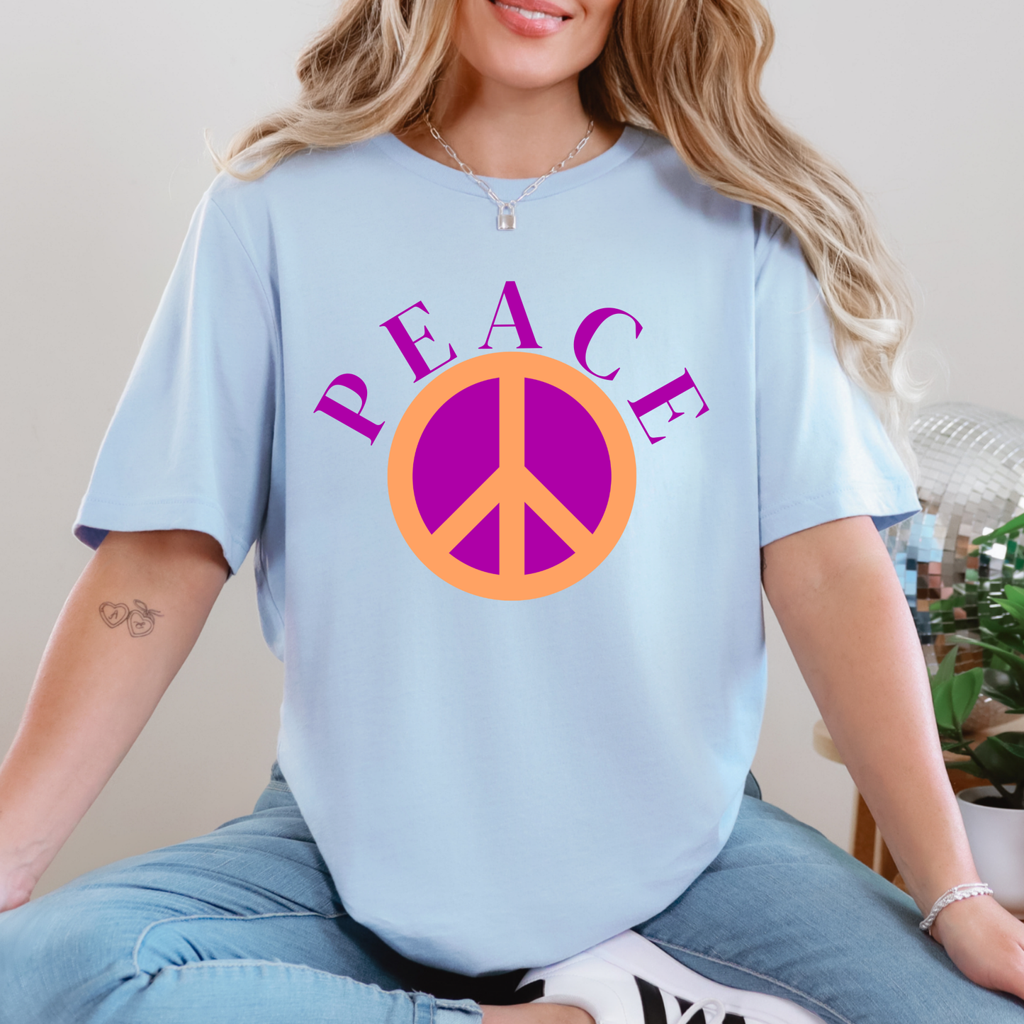 Peace Symbol Graphic Tee