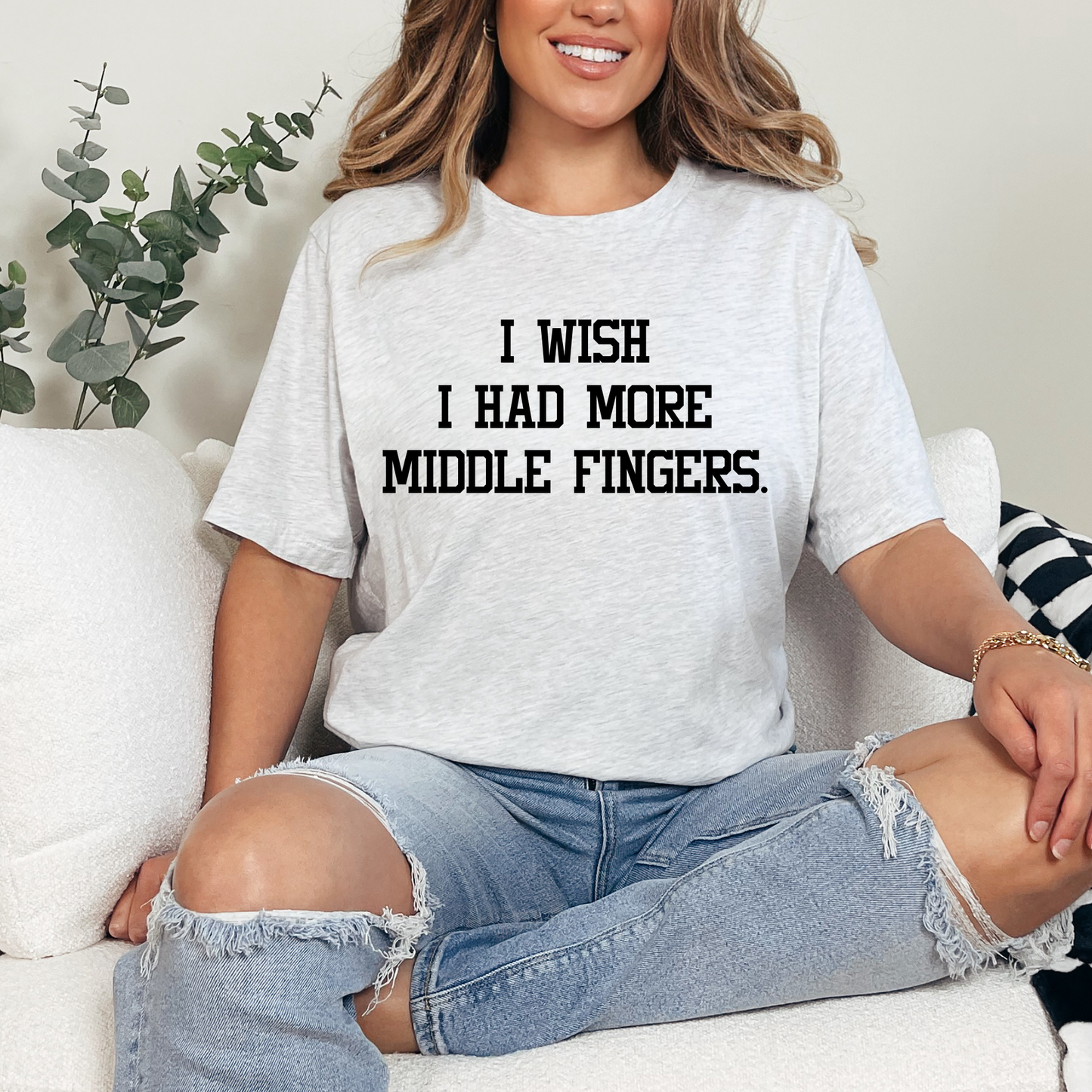 More Middle Fingers Graphic Tee