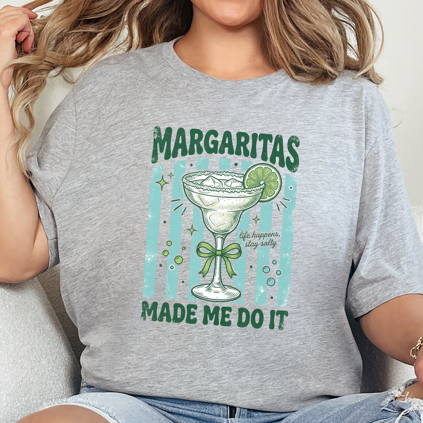 Margaritas Made Me Do It Graphic Tee