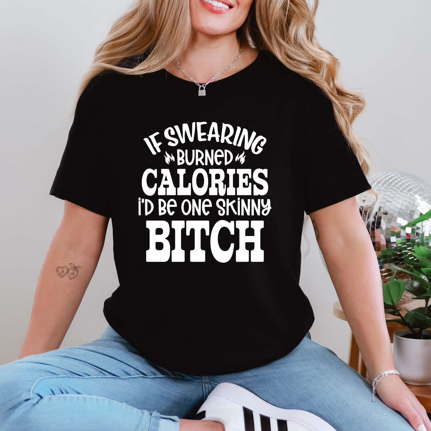 If Swearing Burned Calories Graphic Tee