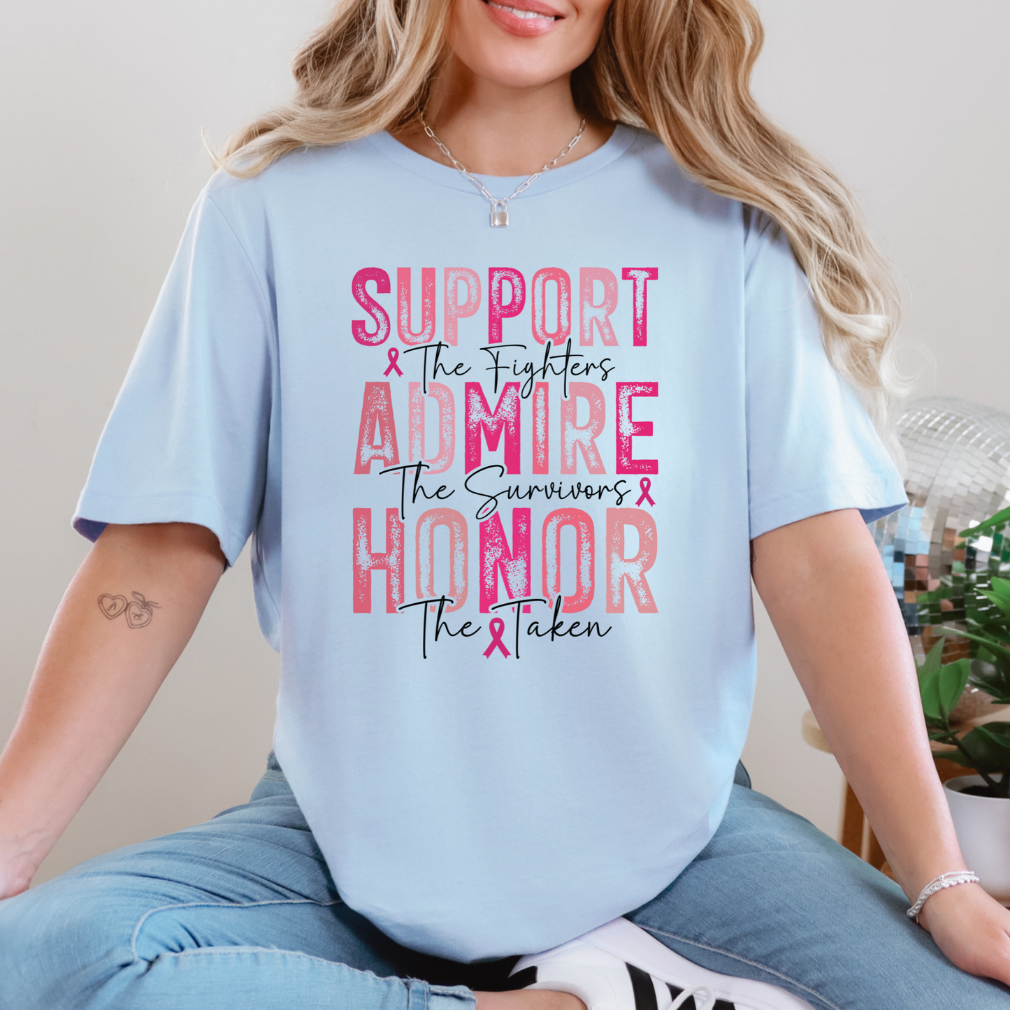 Breast Cancer Support Graphic Tee