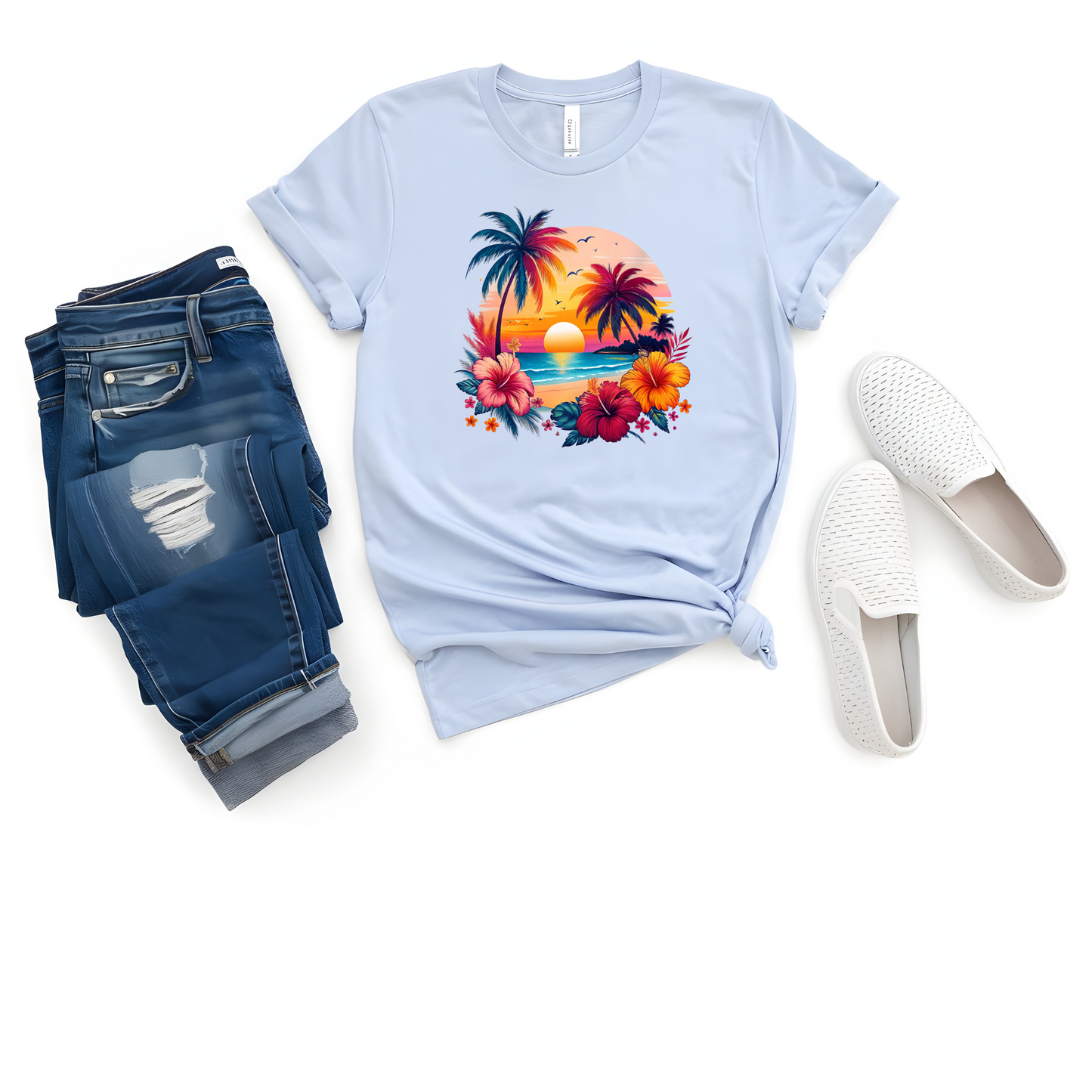 Summar Vacation Palm Tree