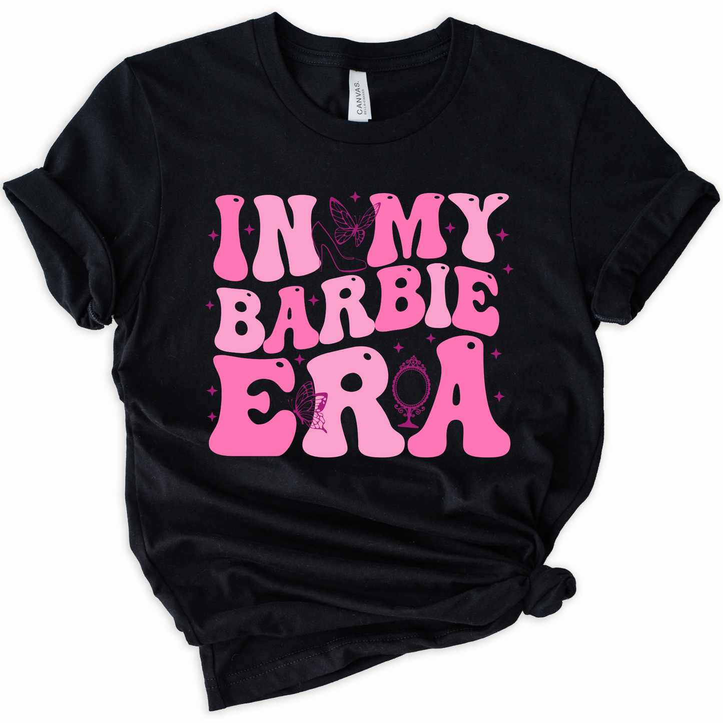 Wholesale Barbie Era Graphic Tee - Pink Tee