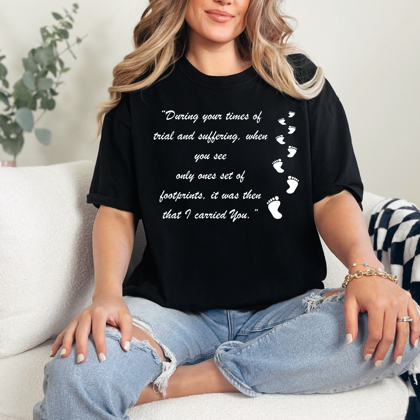 Footprints in the Sand Graphic Tee
