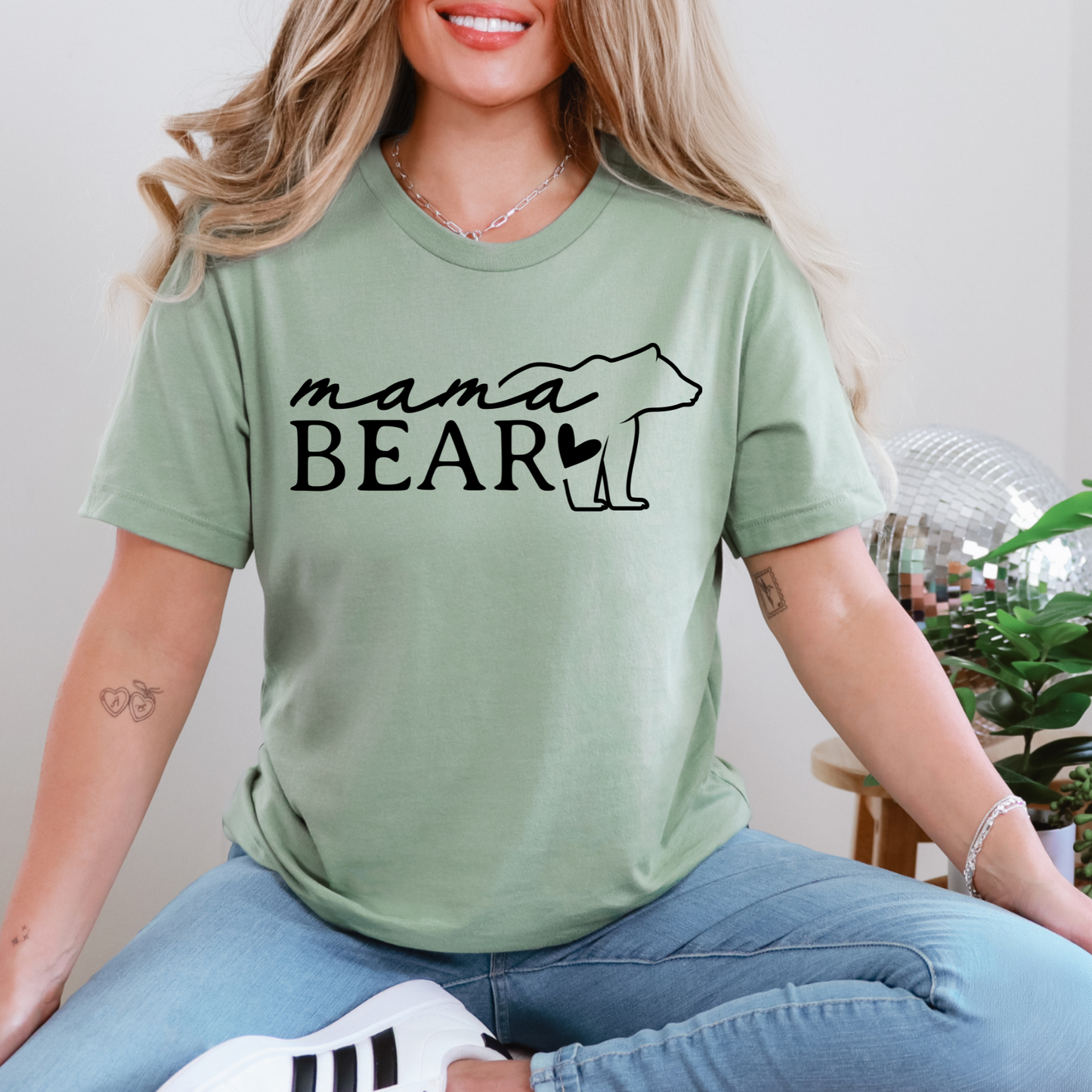 Mama Bear Silhouette Graphic Tee or Sweatshirt