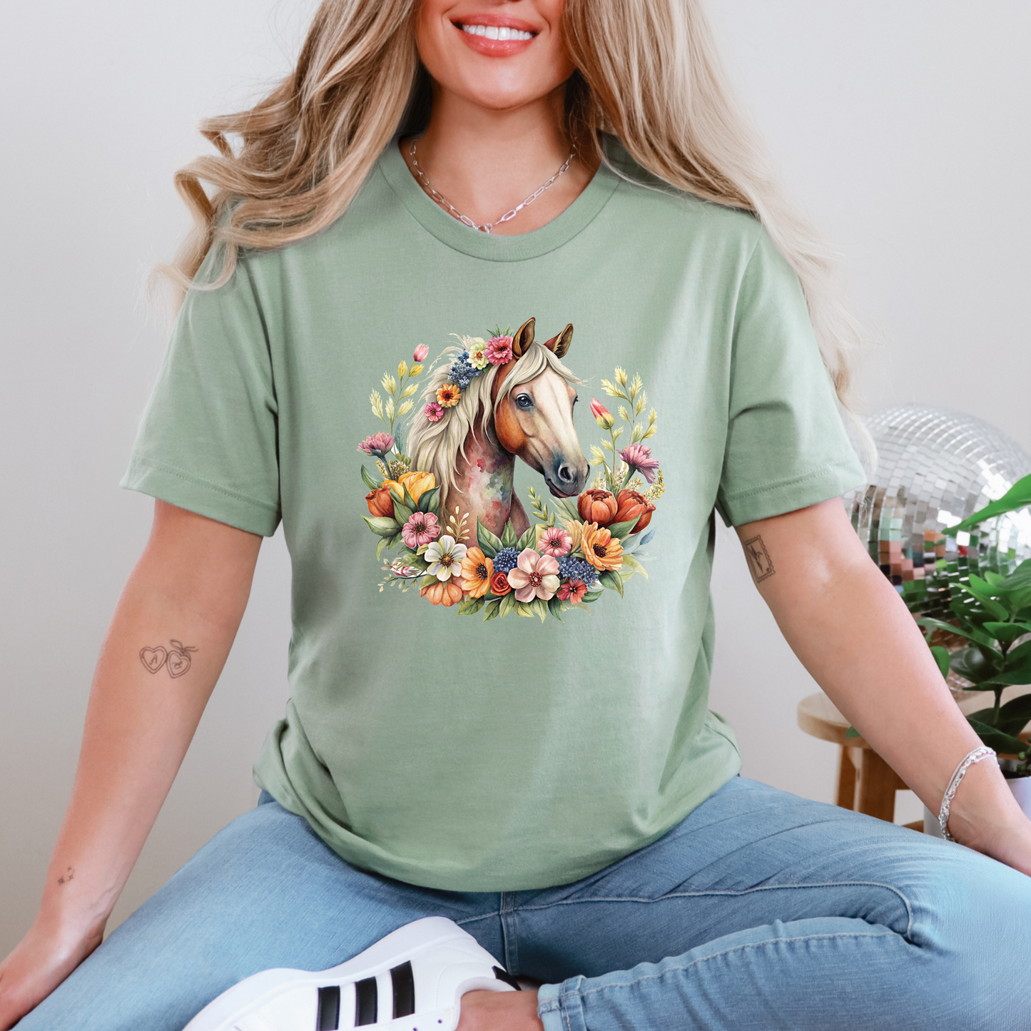 Floral Horses