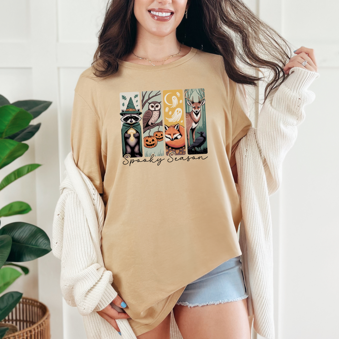 Spooky Season Animals Graphic Tee