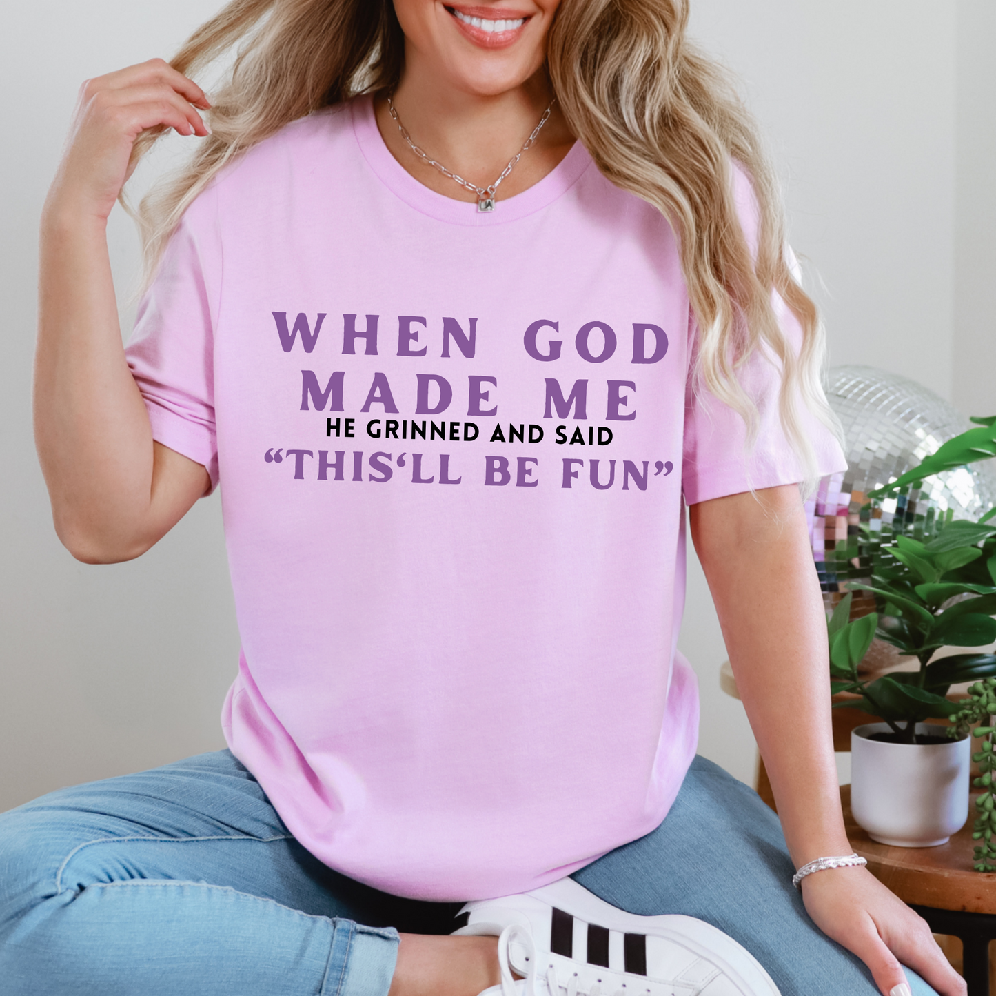 When God Made Me Graphic Tee