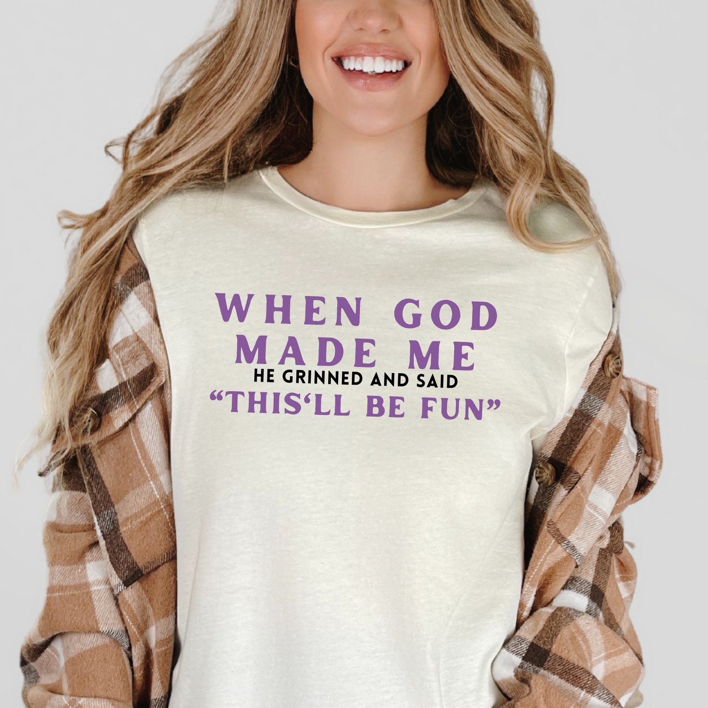 When God Made Me Graphic Tee