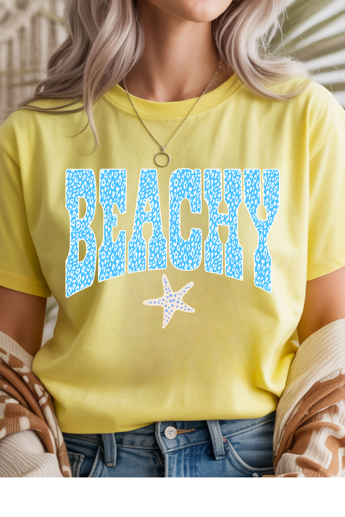 Wholesale Summer in Paris - Beachy #8 - Cornsilk Gildan Tee