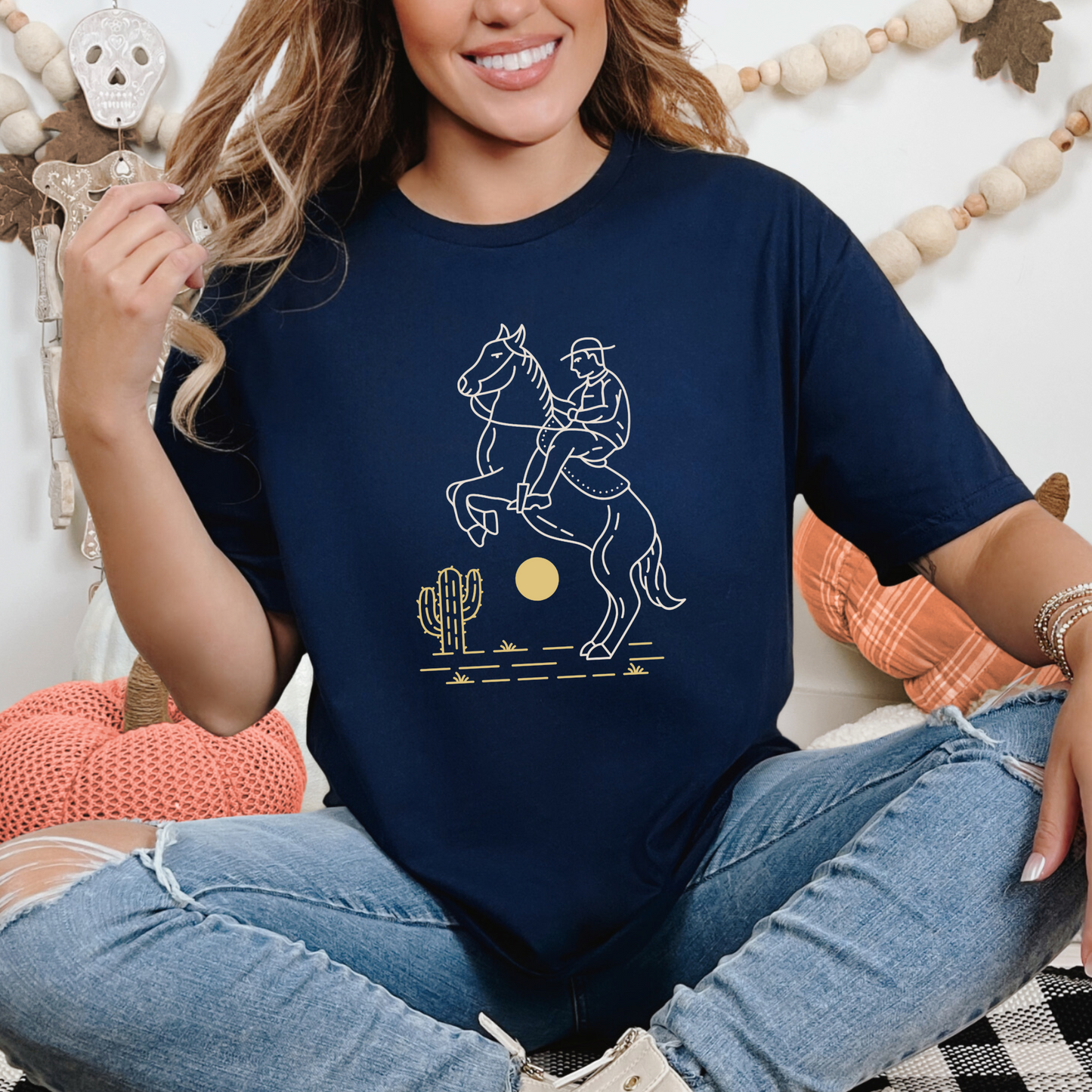 Wholesale Desert Muse #4 - Navy Gildan Tee