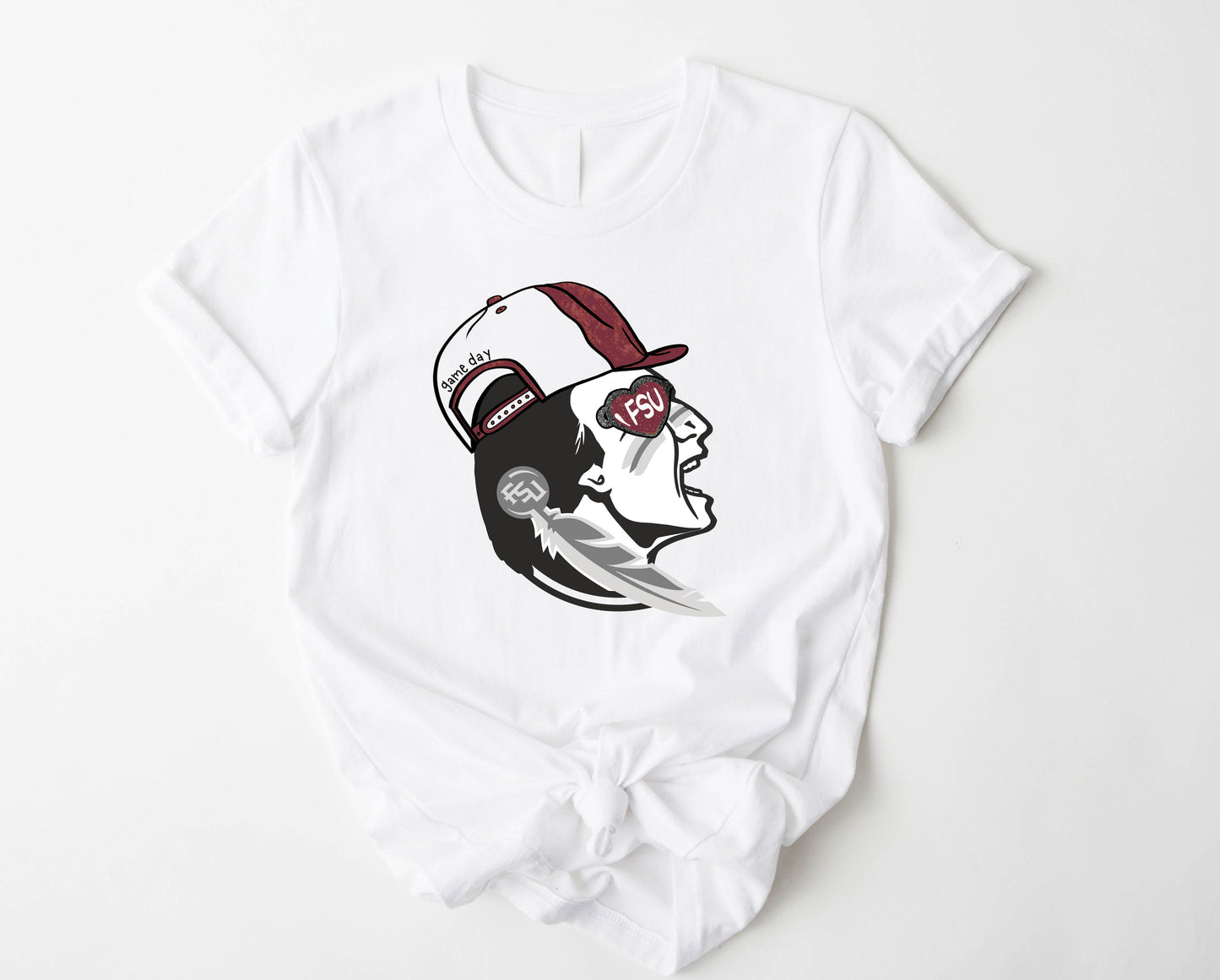 Wholesale FSU Game Day Graphic Tee - Grey