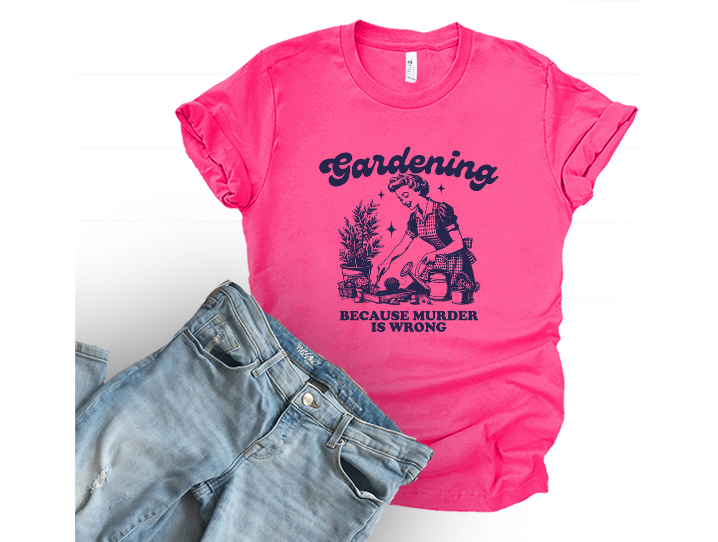 Gardening because murder is wrong