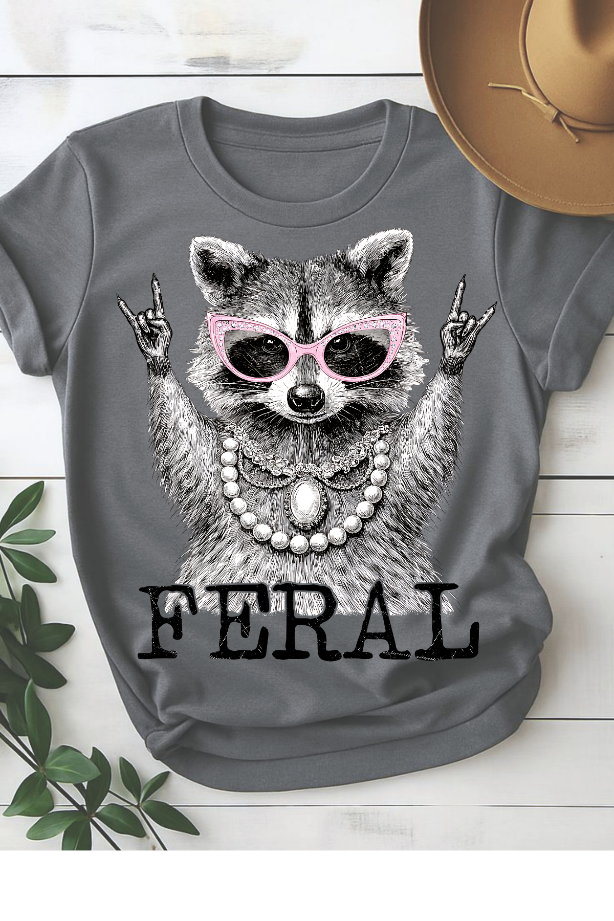 Wholesale Sunsational - Feral #7 - Graphite Heather Gildan Tee