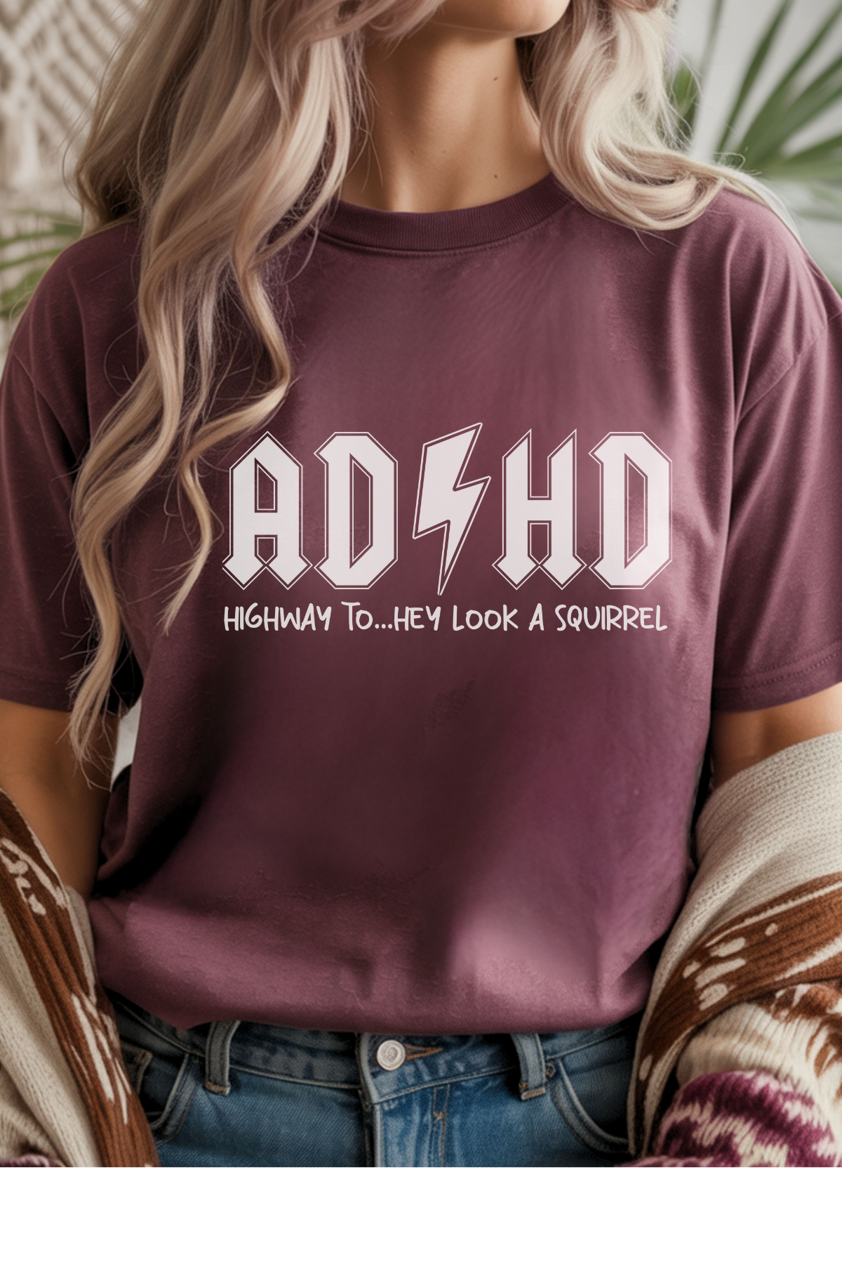 Wholesale Let the Games Begin - ADHD #10 - Heather Maroon Gildan Tee