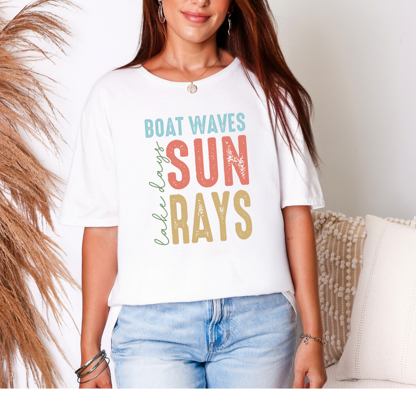 Wholesale Lagoon Whisper 6 Graphic Tee - White Tee