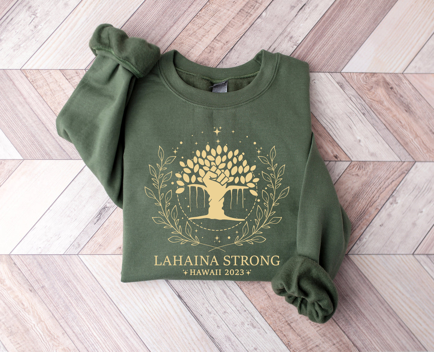 Wholesale Lahaina Strong Graphic Tee - Black Sweatshirt