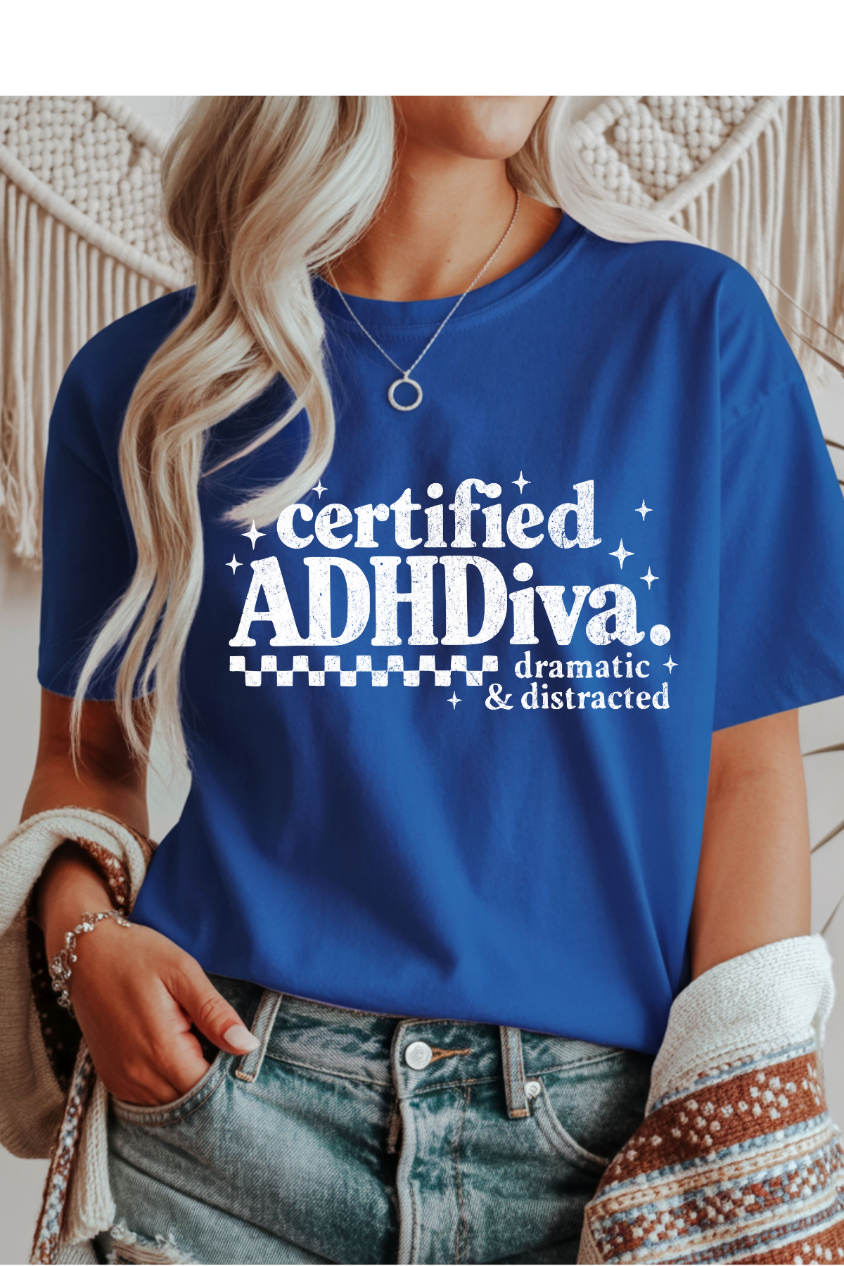 Wholesale Olive - ADHDiva #1 - Royal Gildan Tee