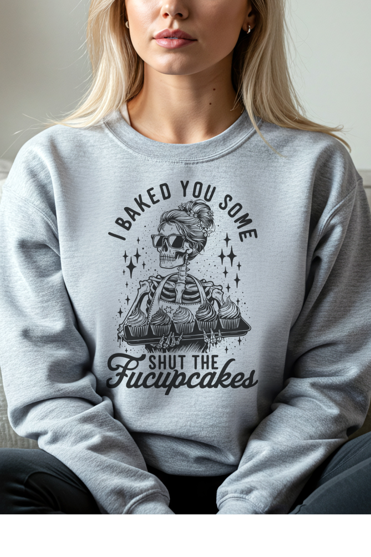 Wholesale Let the Games Begin - Baking #9 - Sports Grey Gildan Sweatshirt
