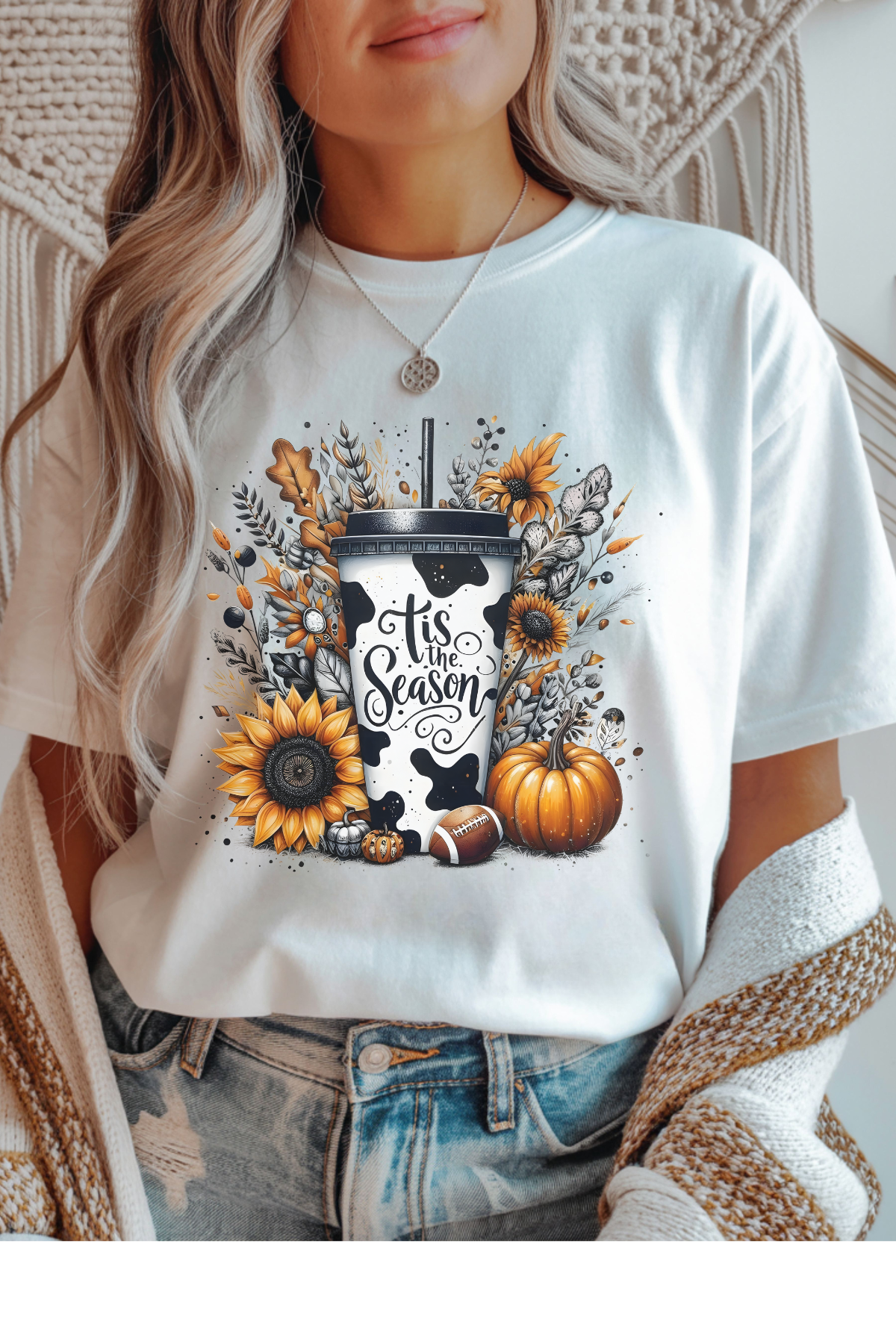Wholesale Let the Games Begin - Fall Season #7 - White Gildan Tee
