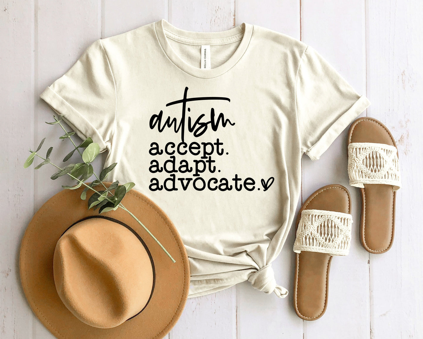 Wholesale Accept Adapt Advocate Graphic Tee - Heather Royal
