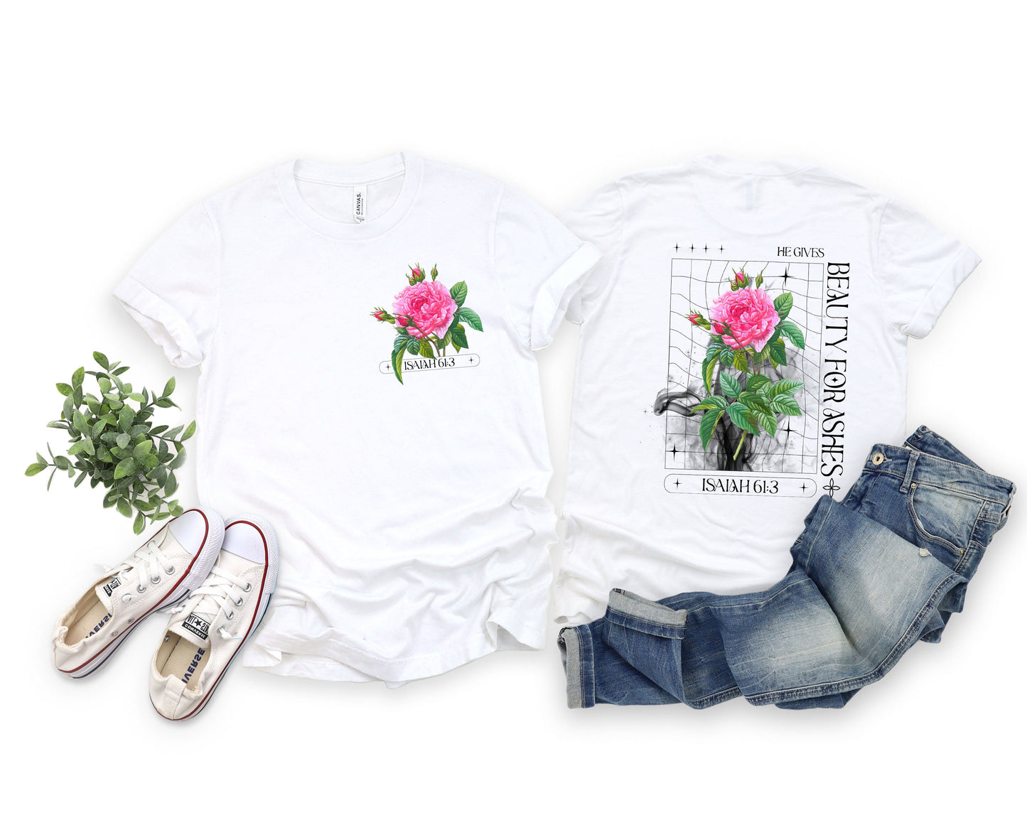 Wholesale Beauty From Ashes Graphic Tee - Black