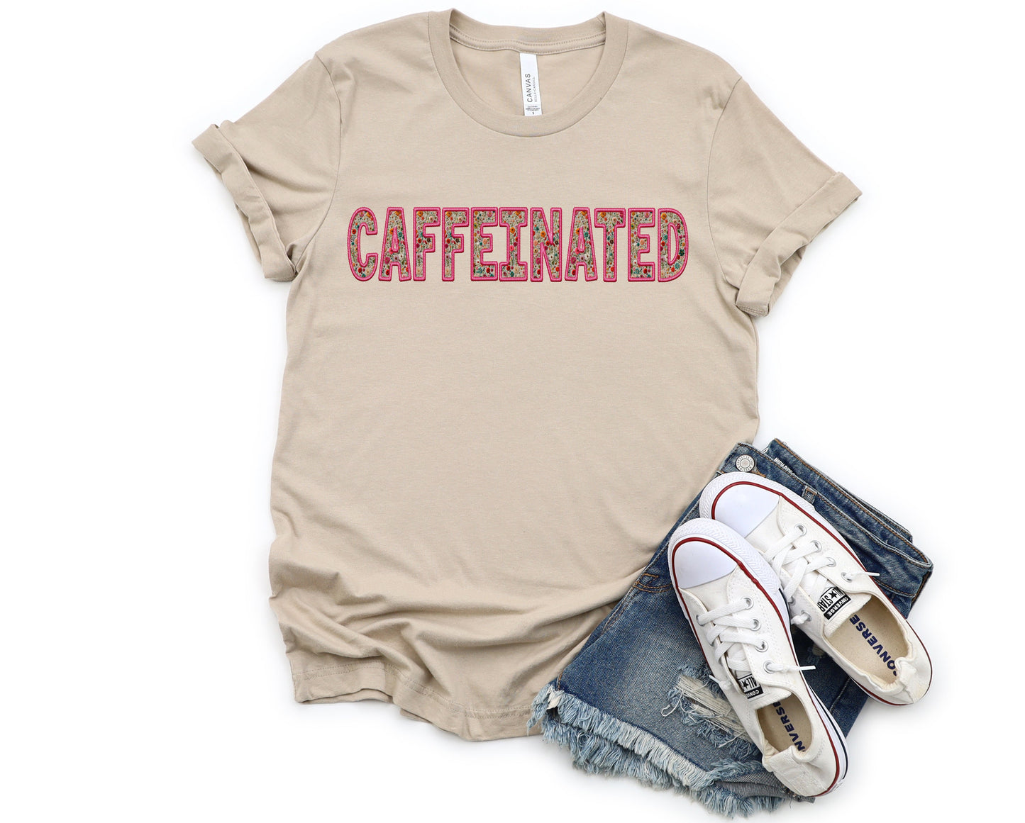 Caffeinated Faux Embroidery
