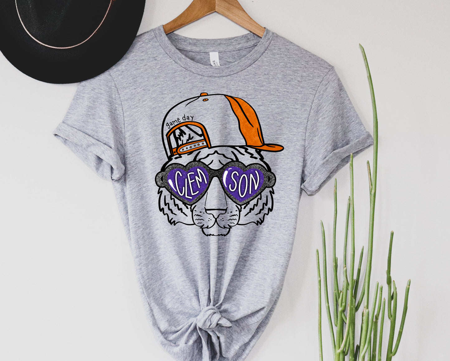Wholesale Clemson Game Day Graphic Tee - Grey