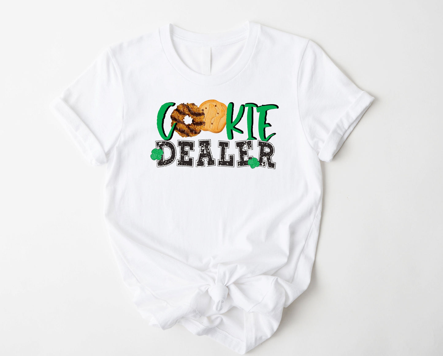 Wholesale Cookie Dealer Graphic Tee - White