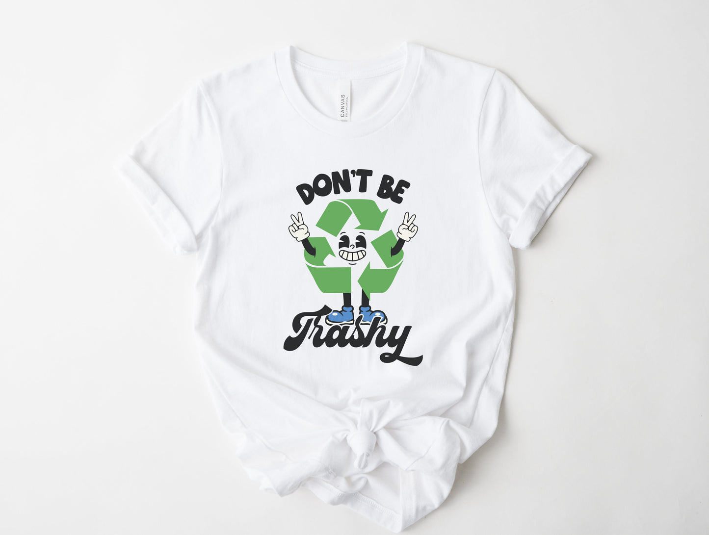 Wholesale Don't Be Trashy Graphic Tee - Ash Tee
