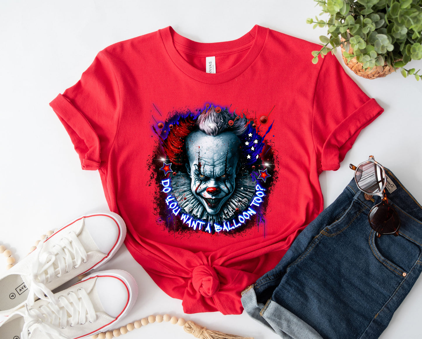 Wholesale Do You Want a Balloon Graphic Tee - Comfort Colors Black Tank