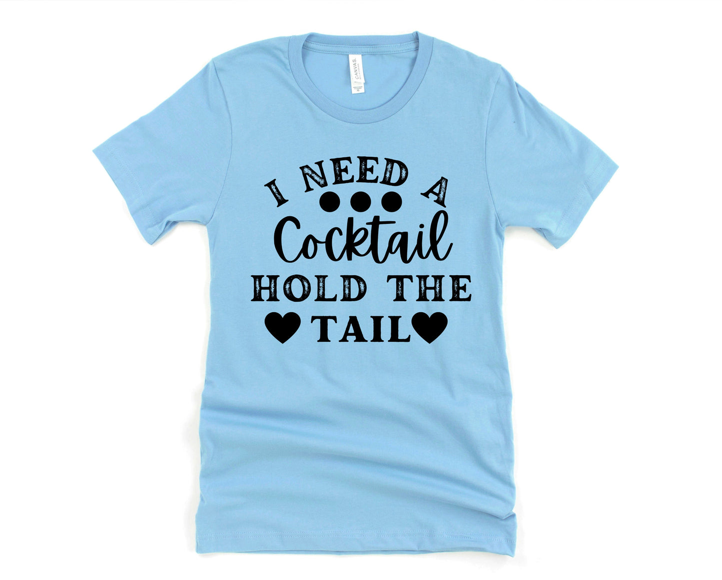 Wholesale Hold the Tail Graphic Tee - Ocean