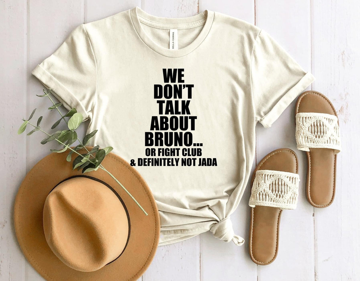 Wholesale We Don’t Talk About Jada Graphic Tee - Heathered Sand