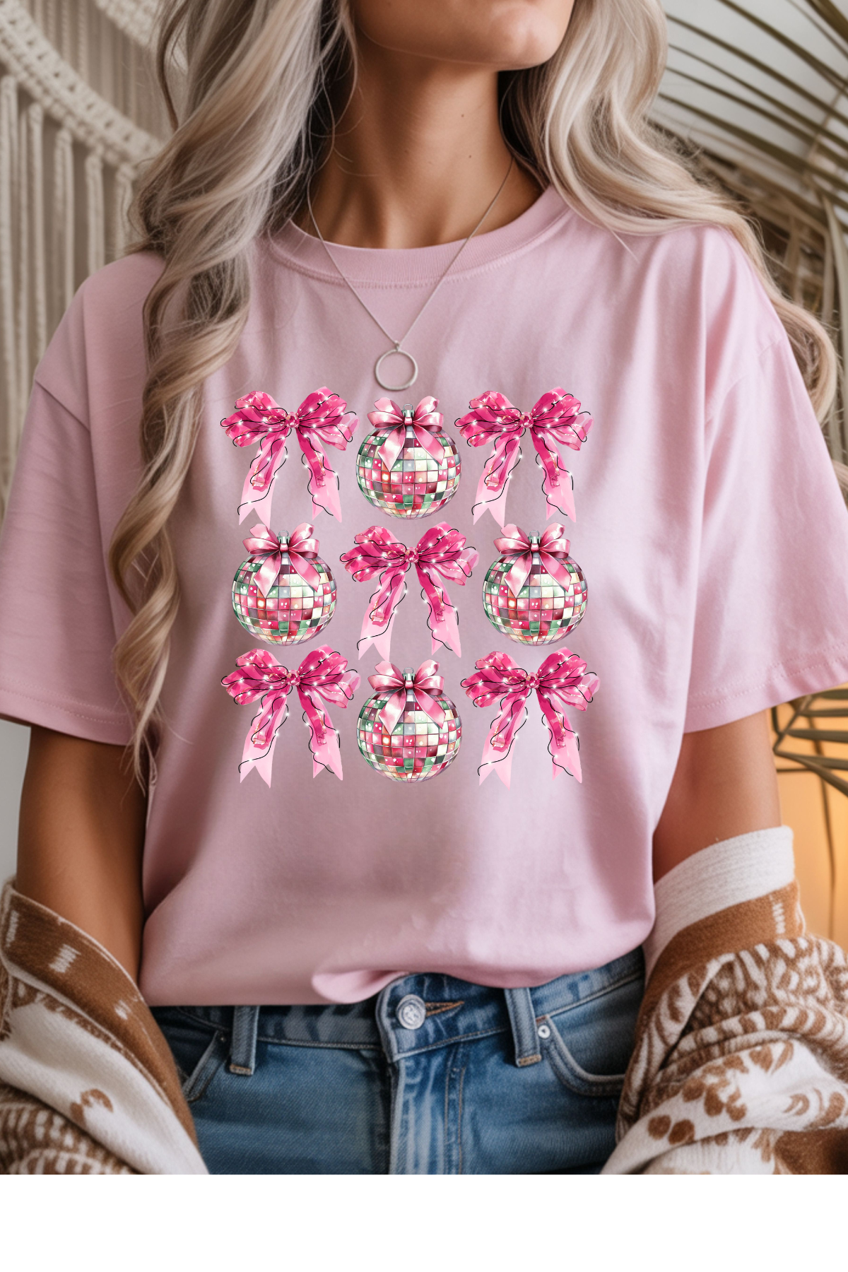 Wholesale New Year - Pink Coquette #2 - Light Pink Gildan Tee